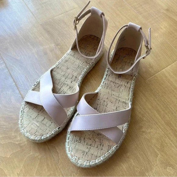 Journee Collection Lyddia Espadrille Sandal, Blush/Light Pink, Size 10M - Picture 2 of 14